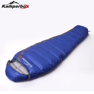 Kamperbox Winter Down Sleeping Bag – Cold Weather Mummy Sleeping Bag