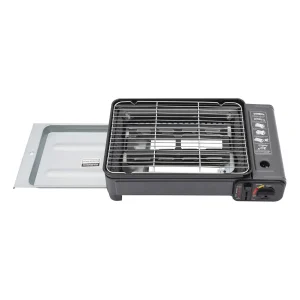 Portable Butane Camping Grill Stove – Lightweight Gas BBQ Stove with Carry Case