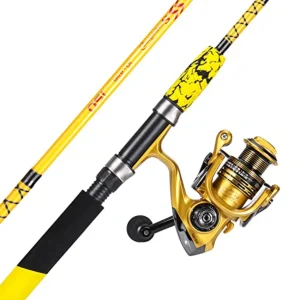 High-Performance 2-Piece Fishing Rod & Spinning Reel Combo – Durable Setup for Freshwater & Saltwater Fishing